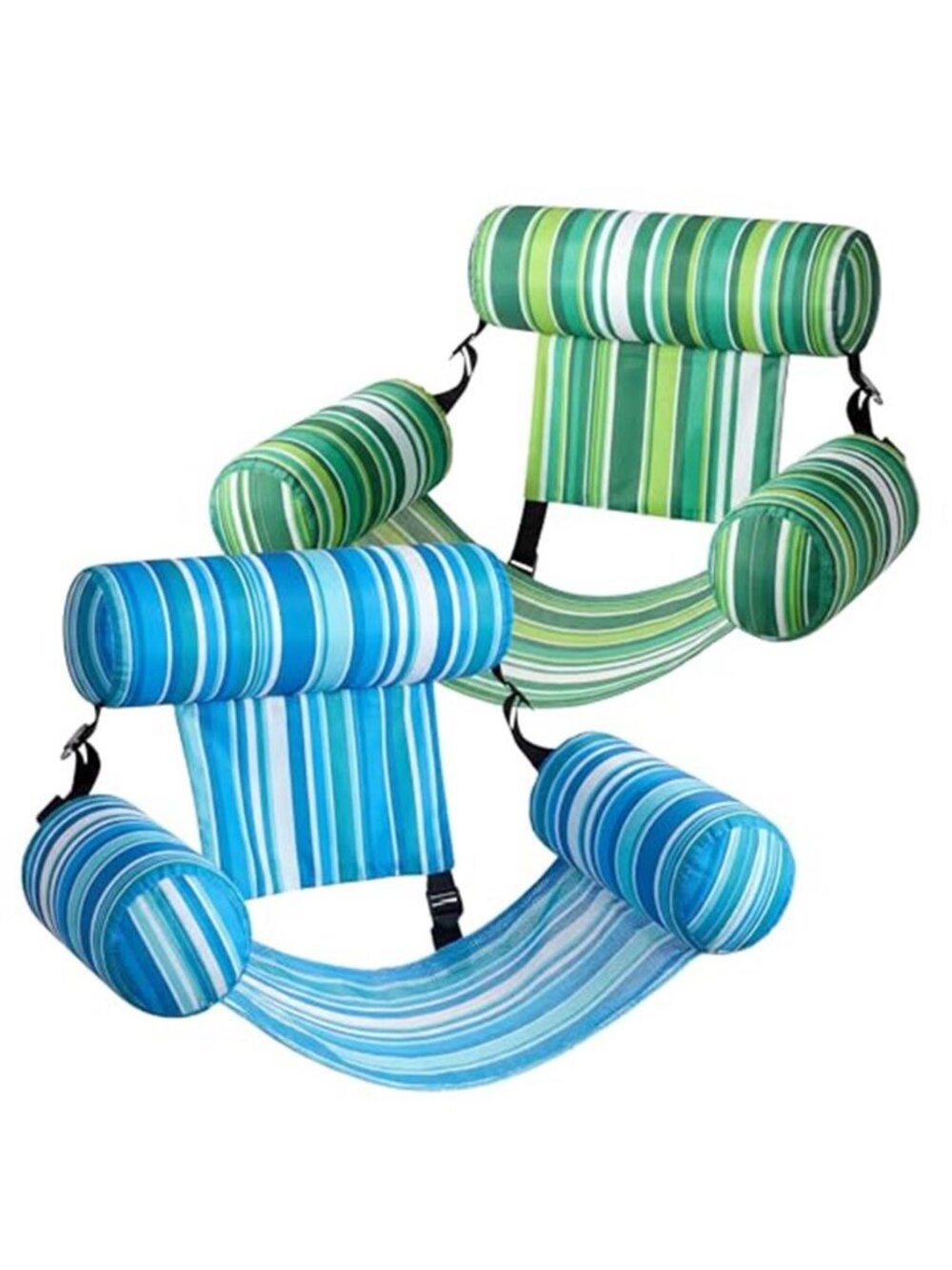 Pool Float Chair 2 Pack Adult Mesh Sling Lounger Beach Lake Floaties